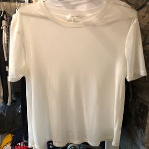 Active USA mesh white t shirt